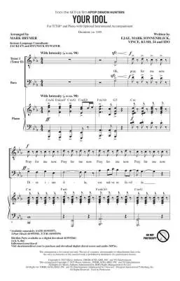 Your Idol (from KPop Demon Hunters) - Brymer - Choral Octavo - T(T)B Accompanied