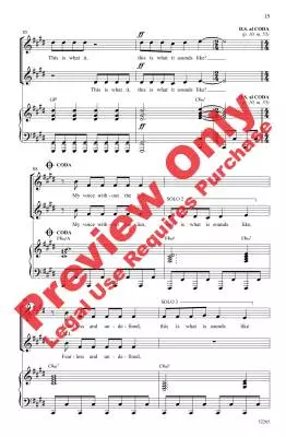 What It Sounds Like (from KPop Demon Hunters) - Zaino - Choral Octavo - 2-Pt Accompanied