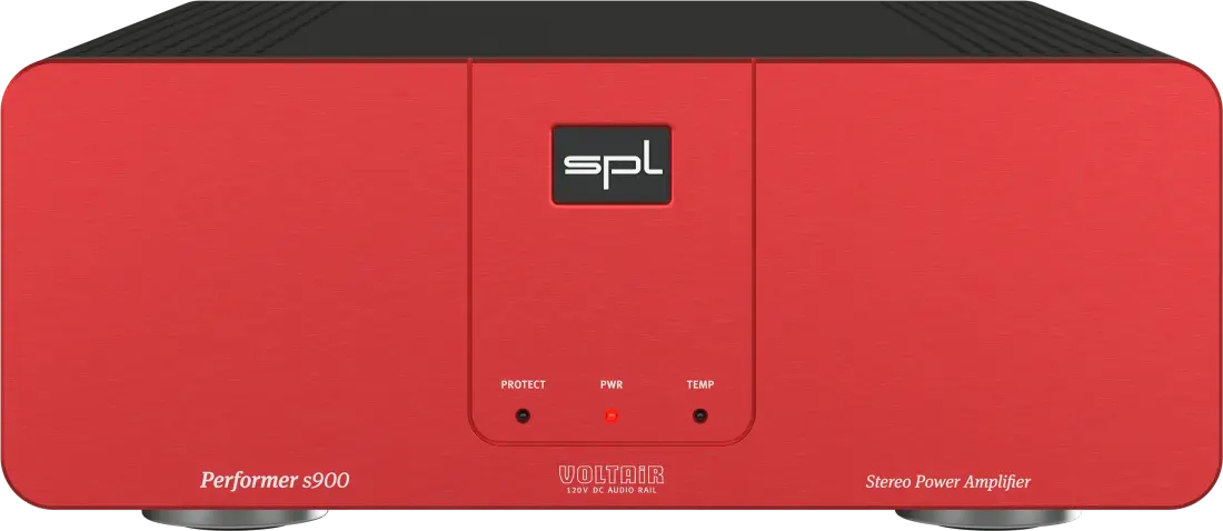 Performer s900 Stereo Power Amplifier - Red
