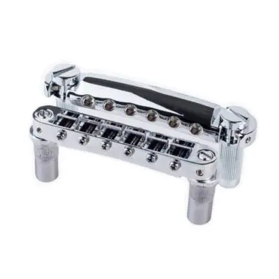TonePros - LPM02 Large Metric Tuneomatic and Tailpiece Set - Chrome