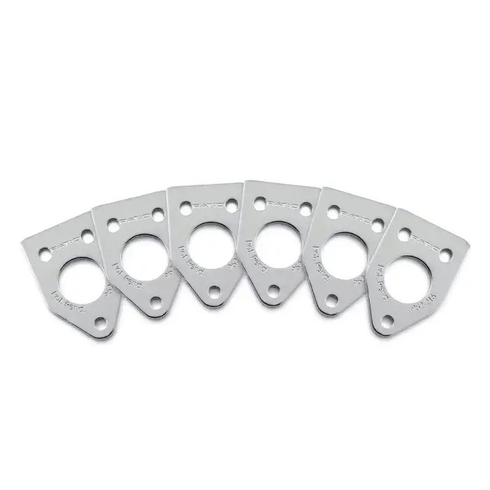 InvisoMatch Plates for Ratio Tuners, 90 Degree Screw Hole - Chrome