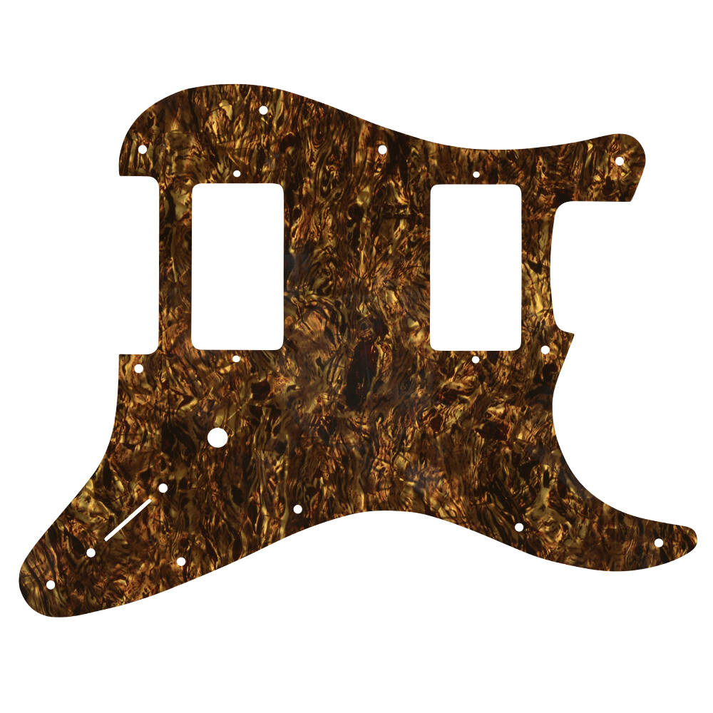 Custom Pickguard for Fender Jim Root Stratocaster - Tortoise Brown Pearl