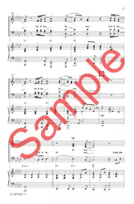 Let It Be Jesus - Tomlin/Redman/Myrin/McDonald - Choral Octavo - SATB/Piano/Opt. Orchestra