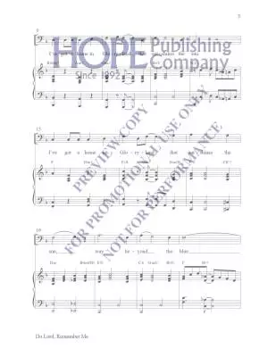 Do Lord, Remember Me - Mcdonald - Choral Octavo - SAB Accompanied