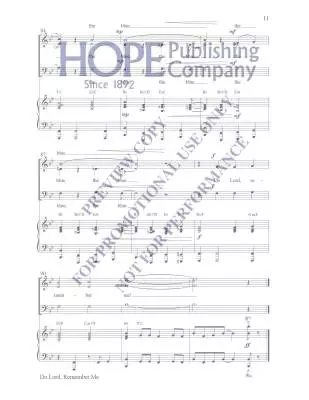 Do Lord, Remember Me - Mcdonald - Choral Octavo - SAB Accompanied