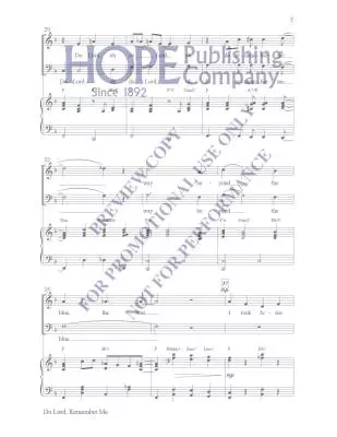 Do Lord, Remember Me - Mcdonald - Choral Octavo - SAB Accompanied