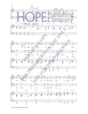 Do Lord, Remember Me - Mcdonald - Choral Octavo - SAB Accompanied