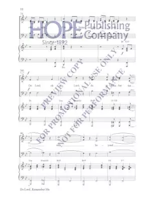 Do Lord, Remember Me - Mcdonald - Choral Octavo - SAB Accompanied