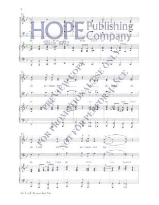 Do Lord, Remember Me - Mcdonald - Choral Octavo - SAB Accompanied