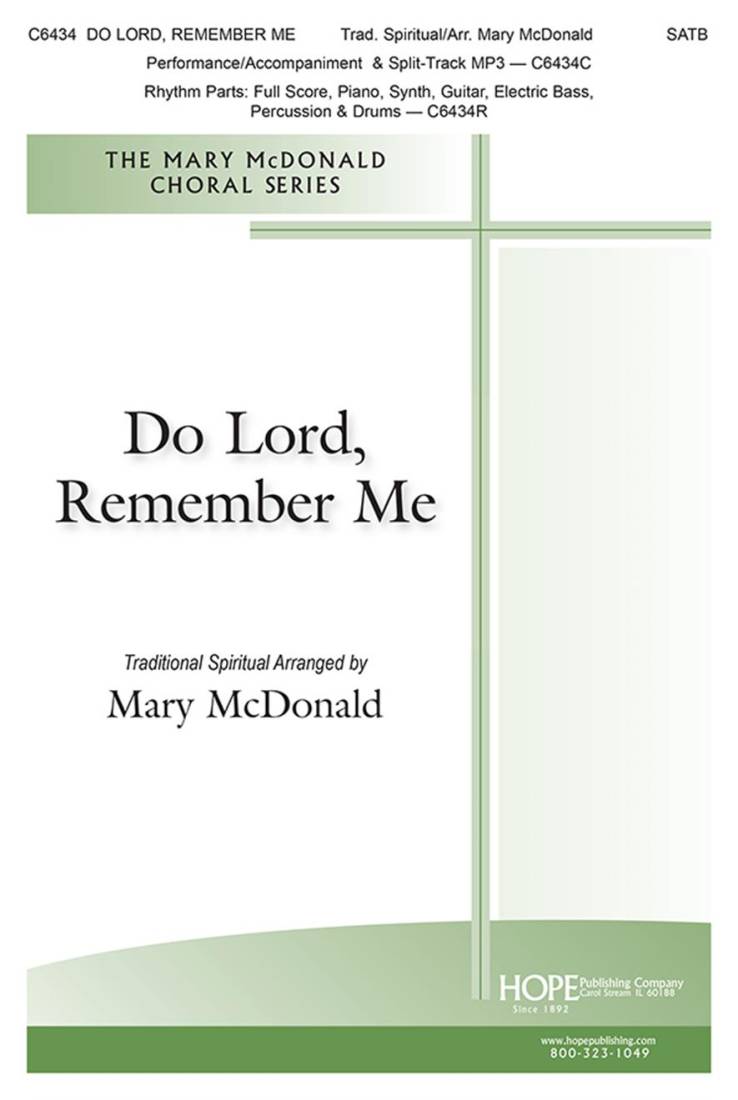 Do Lord, Remember Me - Mcdonald - Choral Octavo - SATB Accompanied