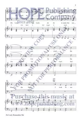 Do Lord, Remember Me - Mcdonald - Choral Octavo - SATB Accompanied