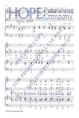 Do Lord, Remember Me - Mcdonald - Choral Octavo - SATB Accompanied