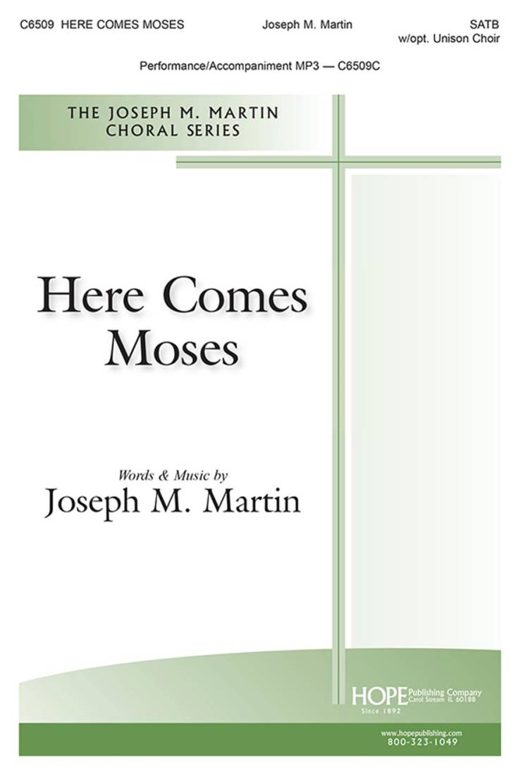 Here Comes Moses - Martin - Choral Octavo - SATB Accompanied