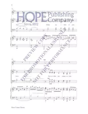 Here Comes Moses - Martin - Choral Octavo - SATB Accompanied