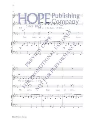 Here Comes Moses - Martin - Choral Octavo - SATB Accompanied