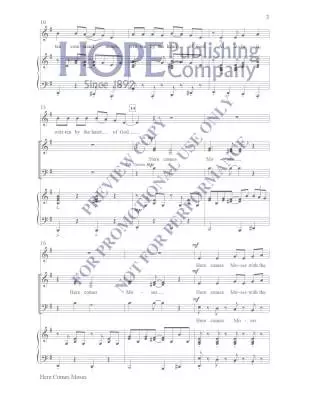Here Comes Moses - Martin - Choral Octavo - SATB Accompanied