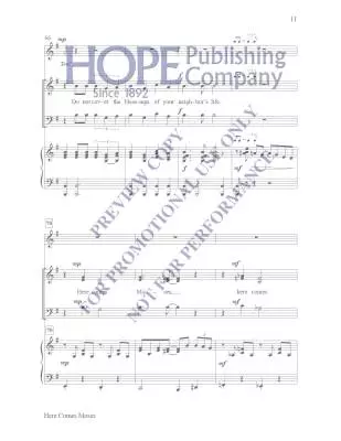 Here Comes Moses - Martin - Choral Octavo - SATB Accompanied
