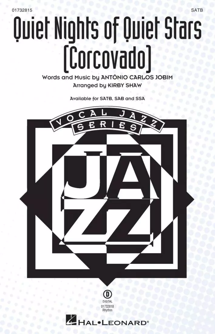 Quiet Nights of Quiet Stars (Corcovado) - Jobim/Shaw - Choral Octavo - SATB Accompanied