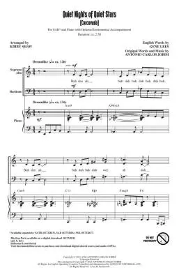 Quiet Nights of Quiet Stars (Corcovado) - Jobim/Shaw - Choral Octavo - SAB Accompanied