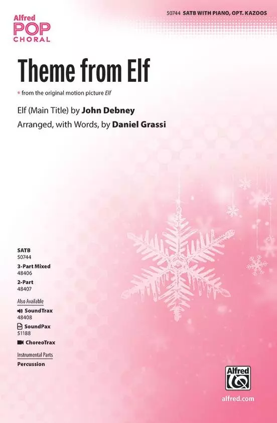 Theme from Elf (from the original motion picture Elf) - Debney/Grassi - Choral Octavo - SATB Accompanied