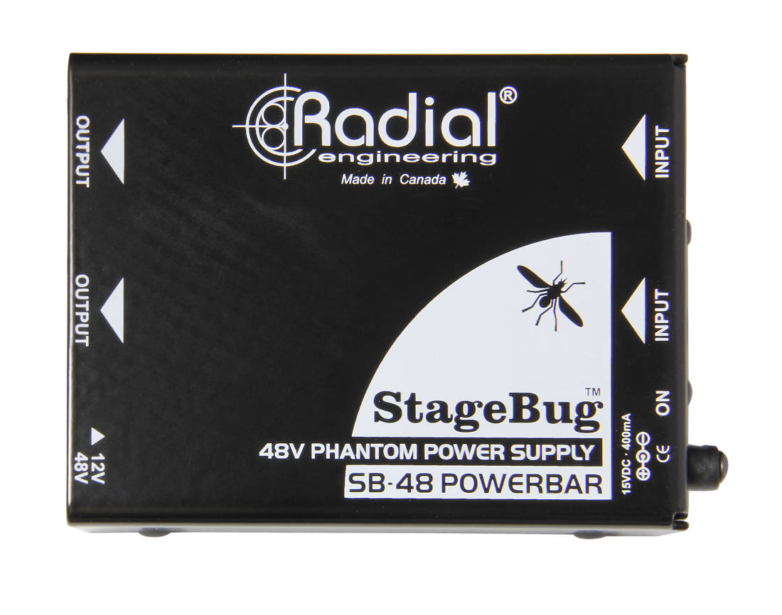 StageBug SB-48 Dual Phantom Power Supply