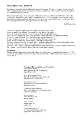 Sambalele - Gray - Choral Octavo - SATB A Cappella