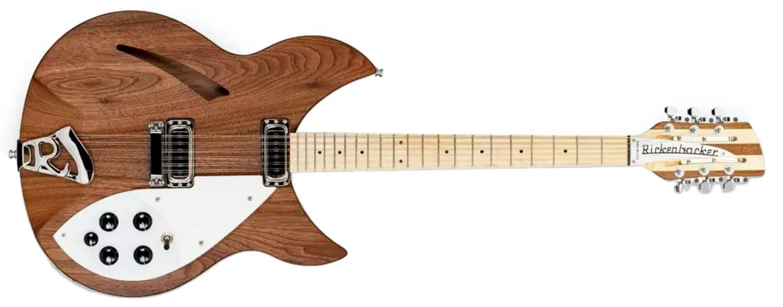 2014 Coy 330 12-String Semi-Hollowbody Electric Guitar - Walnut