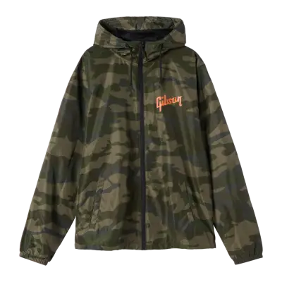 Gibson - Camouflage Fullzip Windbreaker - XXXL