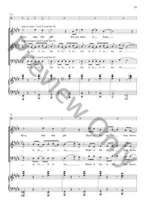 Take this Gift - Wong - Choral Octavo - SAB/Piano/Hand Drum