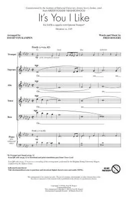 It\'s You I Like (from Mister Rogers\' Neighborhood) - Rogers/von Kampen - Choral Octavo - SATB/Trumpet