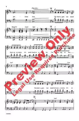 Too Much Heaven - Gibb/Gibb/Gibb/Funk - Choral Octavo - SATB Accompanied