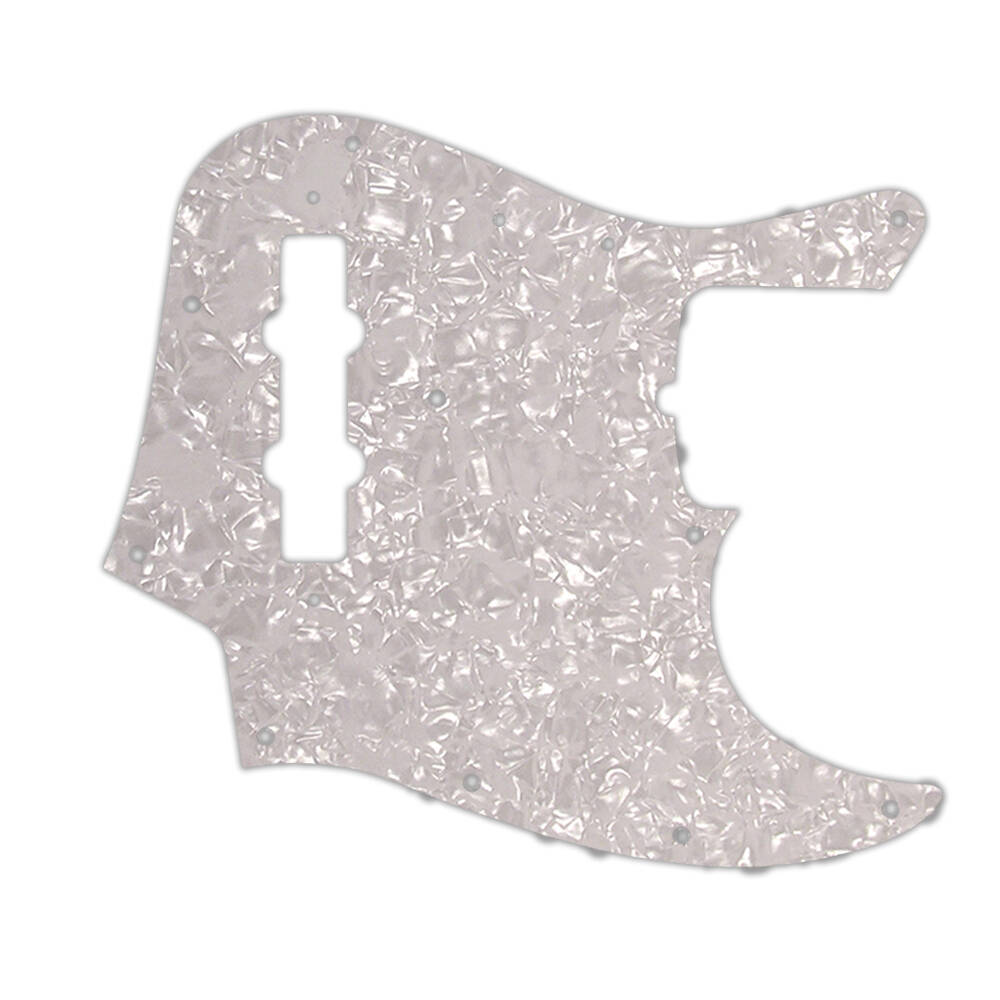 Custom Pickguard for Fender 50th Anniversary Jazz Bass - White Pearl