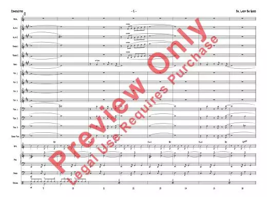 Oh, Lady Be Good - Gershwin/Gershwin/Ragsdale - Jazz Ensemble/Voice - Gr. 3