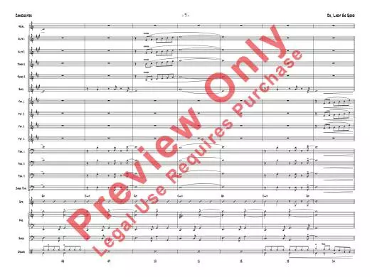 Oh, Lady Be Good - Gershwin/Gershwin/Ragsdale - Jazz Ensemble/Voice - Gr. 3
