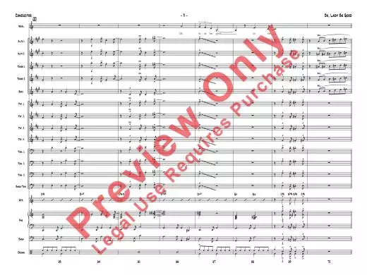 Oh, Lady Be Good - Gershwin/Gershwin/Ragsdale - Jazz Ensemble/Voice - Gr. 3