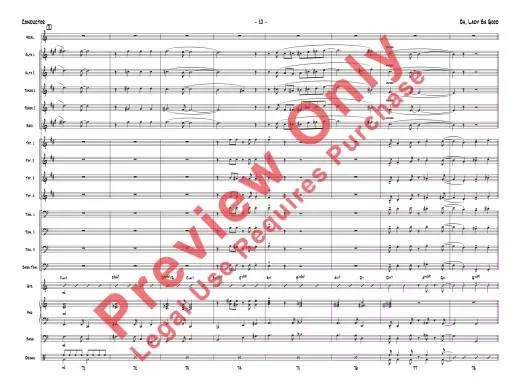 Oh, Lady Be Good - Gershwin/Gershwin/Ragsdale - Jazz Ensemble/Voice - Gr. 3