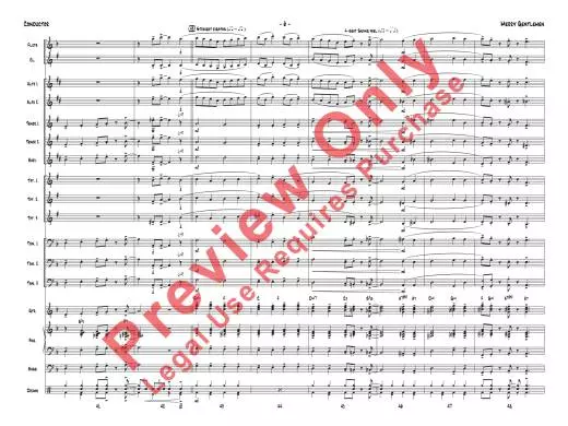 Merry Gentlemen - Nielsen - Jazz Ensemble - Gr. 1.5