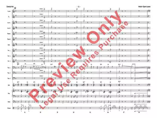 Merry Gentlemen - Nielsen - Jazz Ensemble - Gr. 1.5