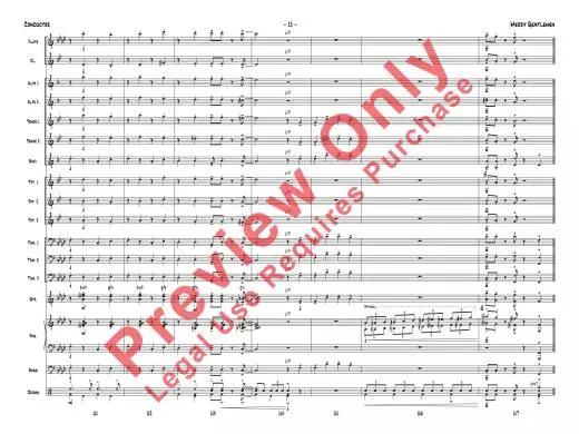 Merry Gentlemen - Nielsen - Jazz Ensemble - Gr. 1.5