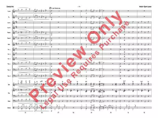 Merry Gentlemen - Nielsen - Jazz Ensemble - Gr. 1.5