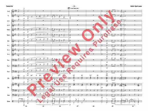 Merry Gentlemen - Nielsen - Jazz Ensemble - Gr. 1.5