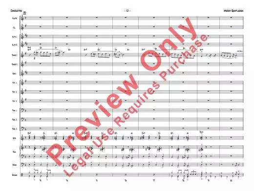 Merry Gentlemen - Nielsen - Jazz Ensemble - Gr. 1.5