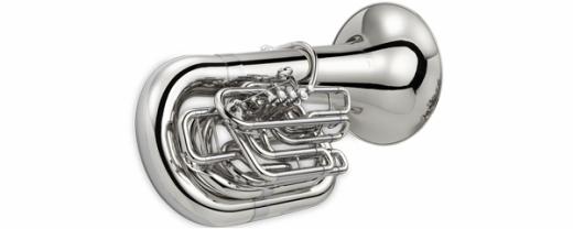 1284S - XO Professional CC Tuba - Silver-Plated Finish