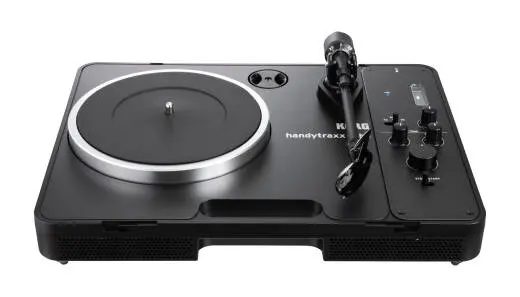 HandyTraxx Tube Portable Record Player with Jico Cartridge