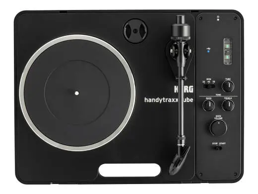 Korg - HandyTraxx Tube Portable Record Player with Jico Cartridge