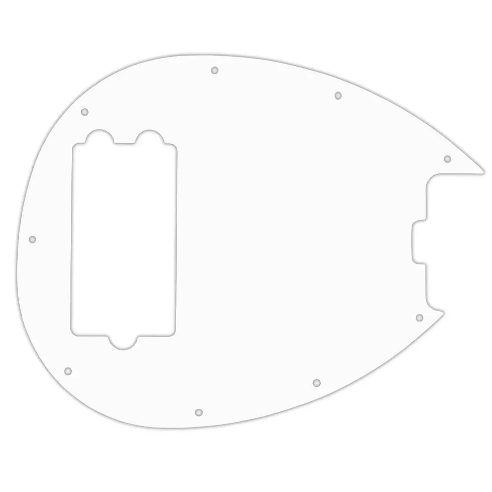 Custom Pickguard for Music Man Sterling 4-H Bass - White/Black/White