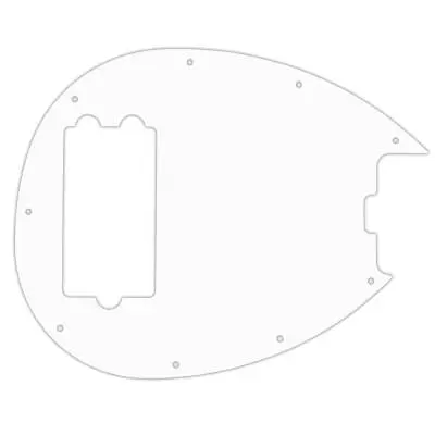 WD Music - Custom Pickguard for Music Man Sterling 4-H Bass - White/Black/White