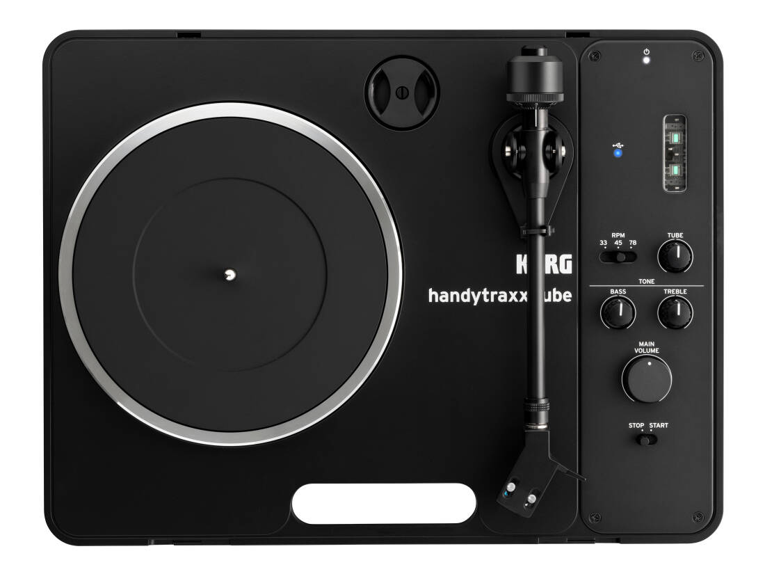 HandyTraxx Tube Portable Record Player