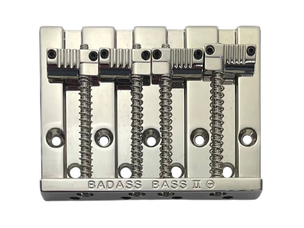 Leo Quan Badass II 4-String Bass Bridge - Nickel