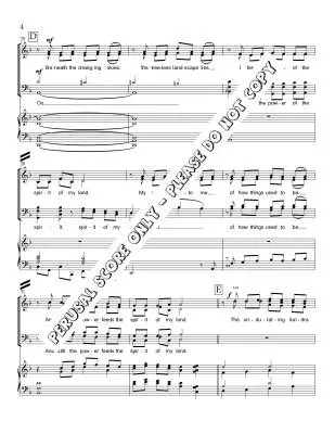 Spirit of My Land - Belina/Nickel - Choral Octavo - SATB Accompanied